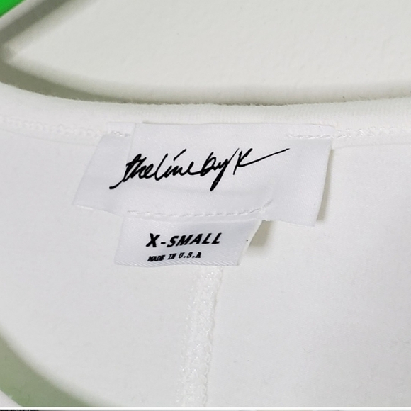 Wrap Tie Criss Cross Top Crop White Unique Bohemian Boutique Womens Extra Long - Picture 4 of 12